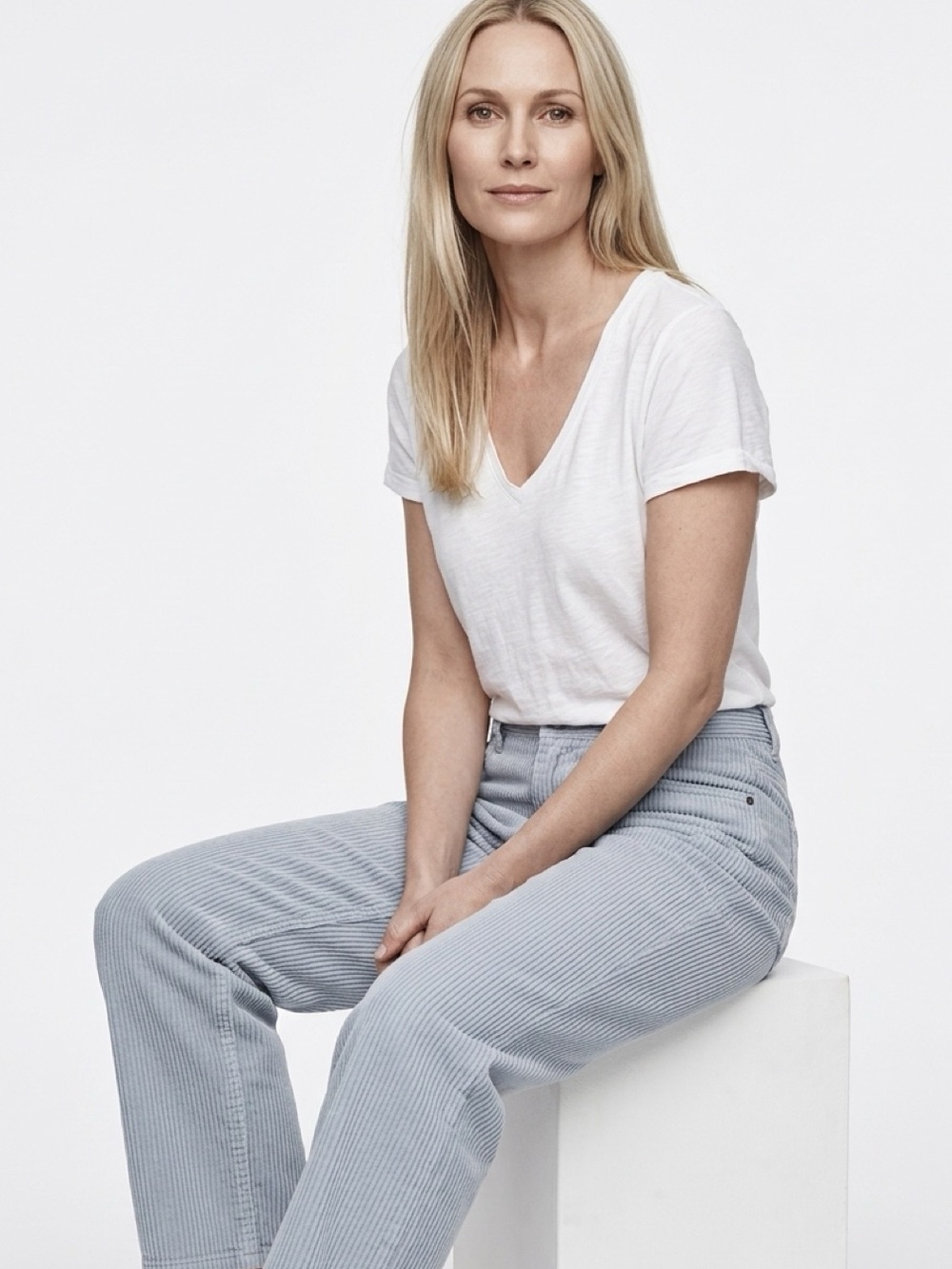 BDG Light Blue Corduroy - Modern Boyfriend